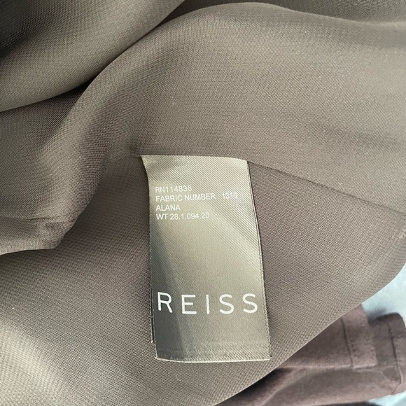 NWOT Reiss Alana full gathered skirt in black - Picture 6 of 7